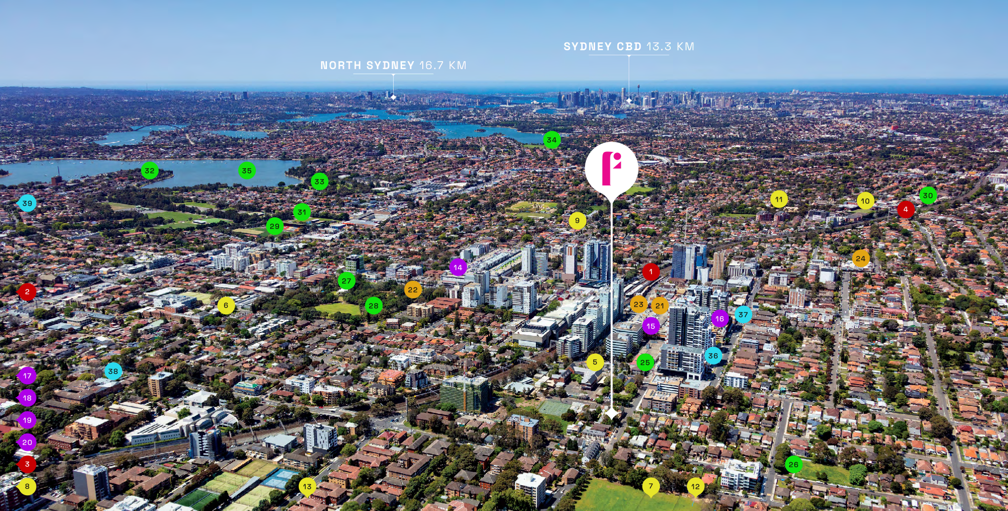 The Future Burwood Area Map